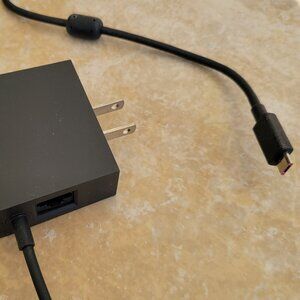 Micro USB to AC Power RJ-45 Female Port Adapter